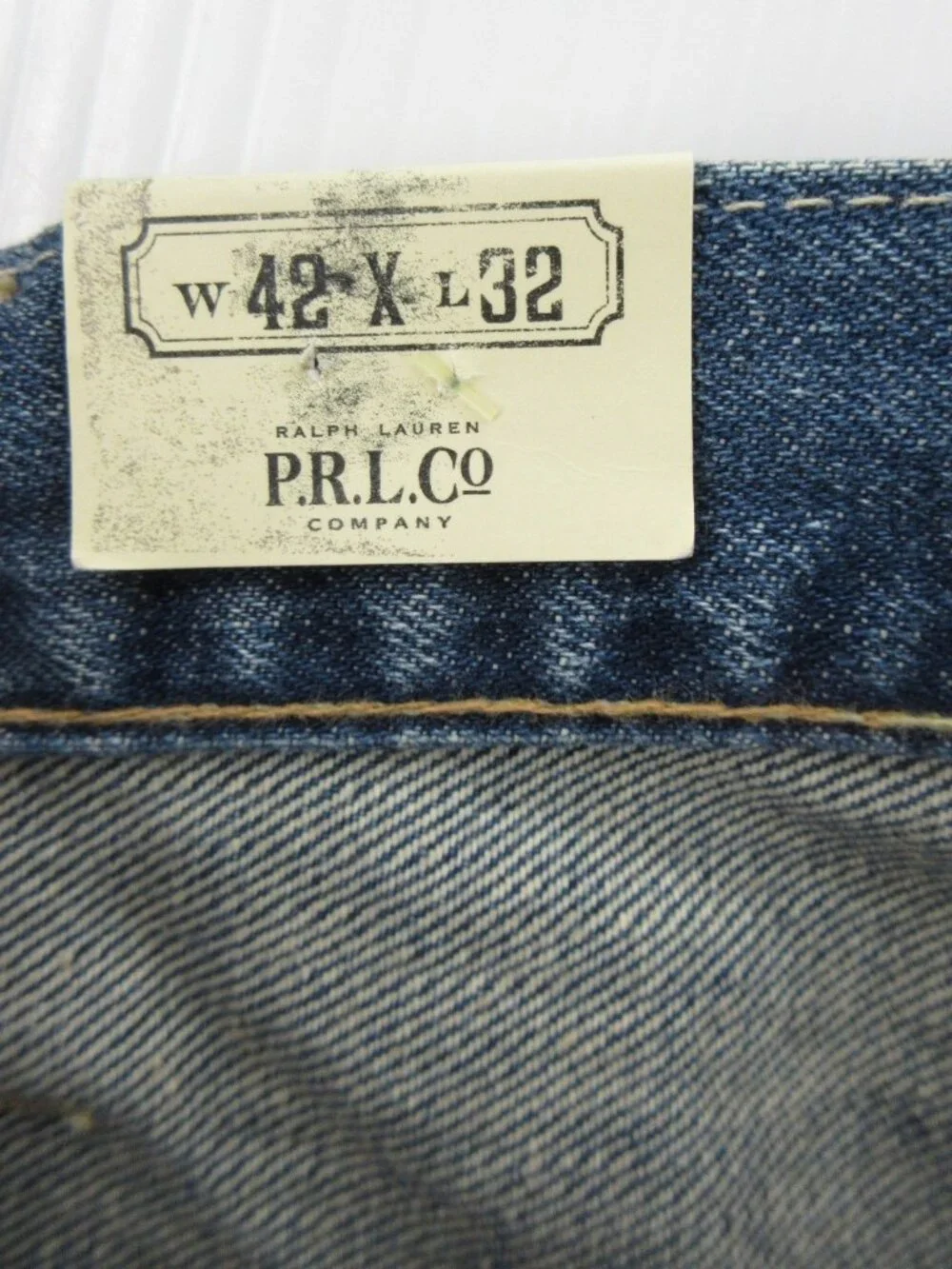 Polo Ralph Lauren Jeans 42X32 Cortland 300 Paint Splatter Distressed